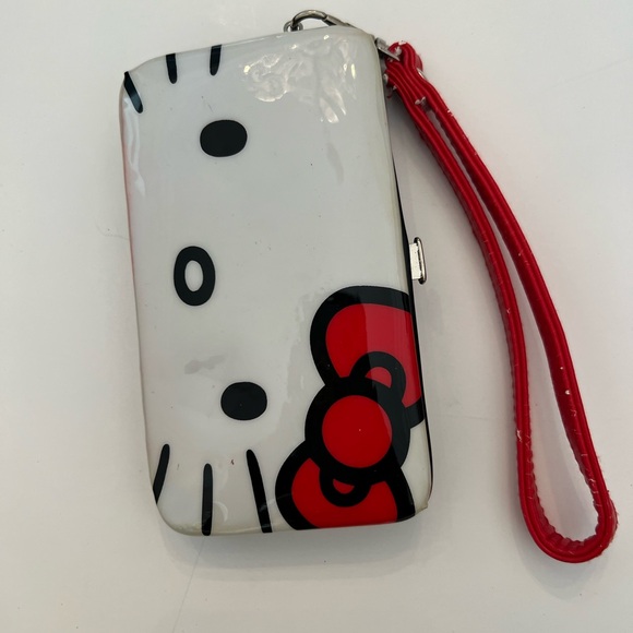 Hello Kitty Wallet Smart Phone Tech Case Wristlet Sanrio 2013 vintage - Picture 2 of 6